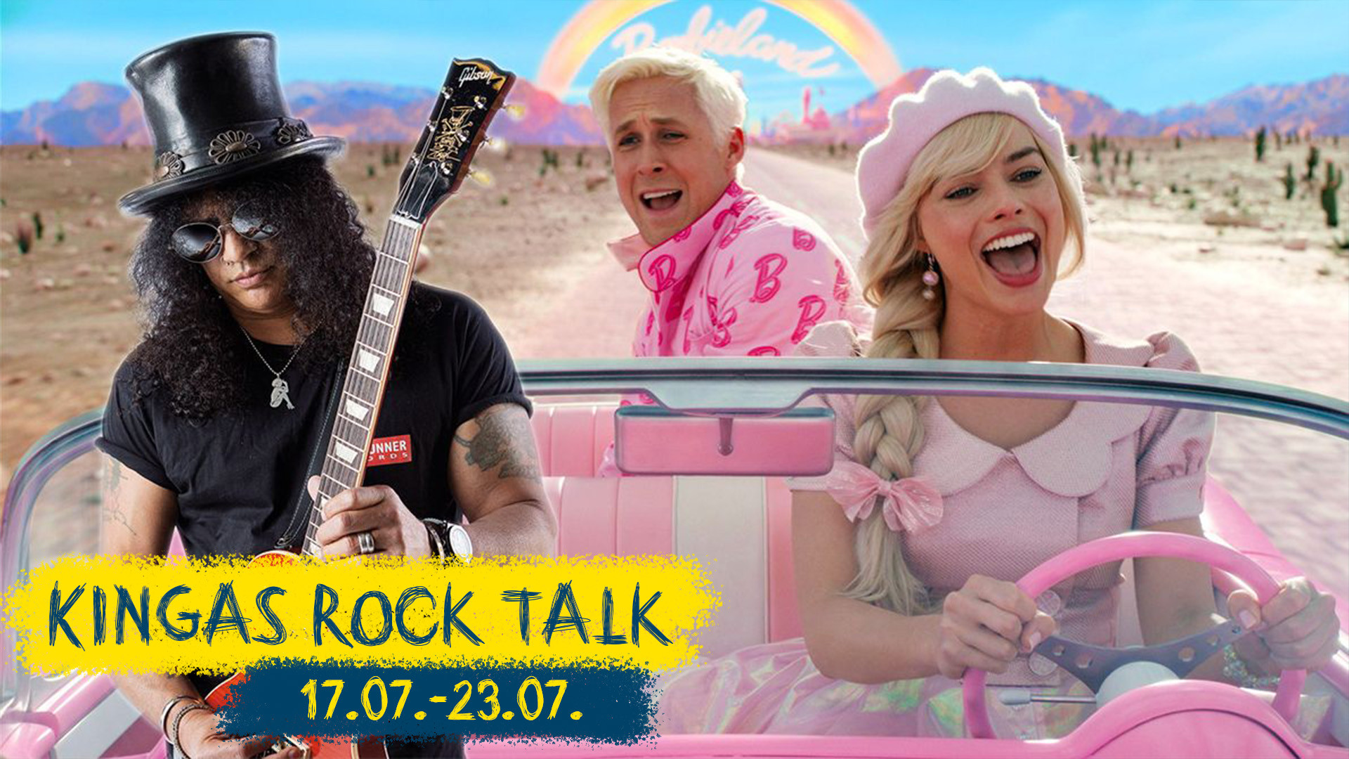 Slash © Getty / Barbie © Warner Pictures Slash © Getty / Barbie © Warner Pictures