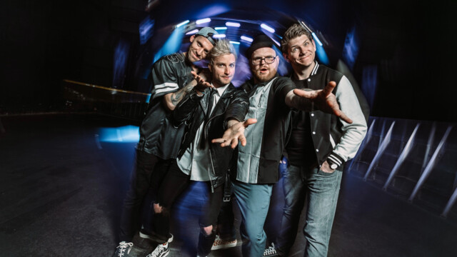 Die Band Sebi posiert