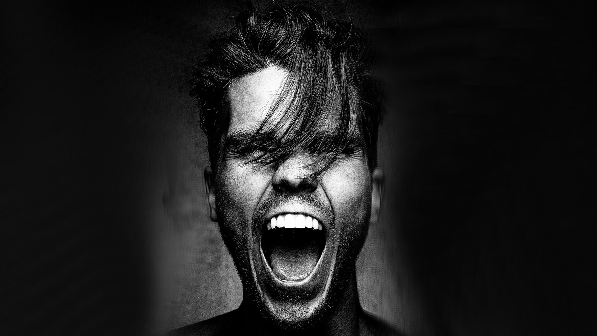 KALEO © Dan Winters Schwarz-weißes Portrait vom isländischen Sänger Jökull Júlíusson von Kaleo