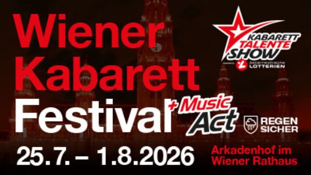 Plakat Wiener Kabarett Festival 2026
