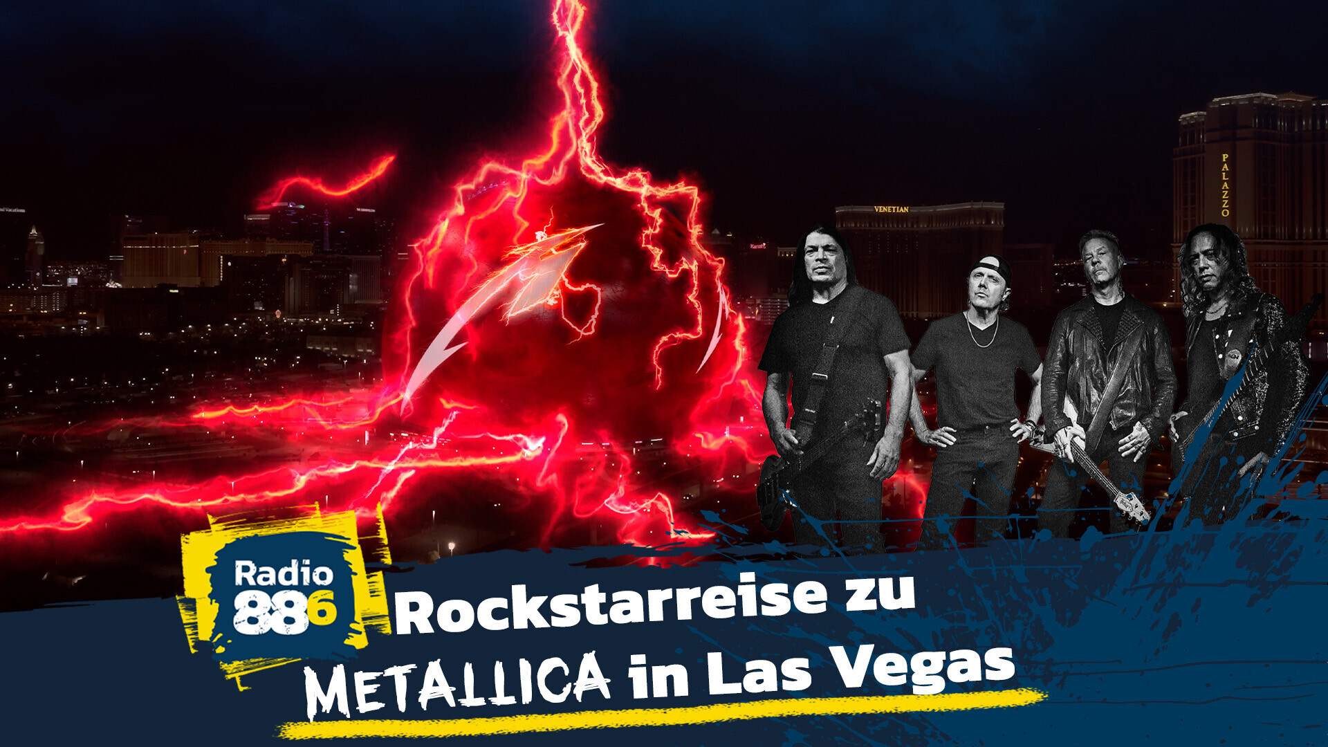Metallica vorm Sphere in Las Vegas