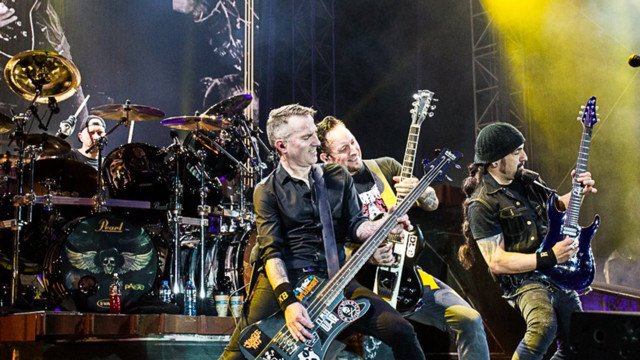 Band Volbeat auf der Bühne