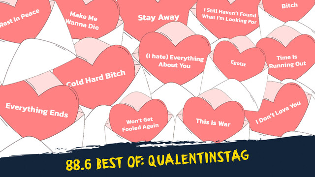 Valentinskarten mit beleidigenden Sprüchen